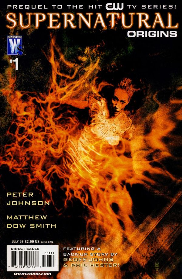 Capa da primeira edição de Supernatural Origins, publicada pela Wildstorm